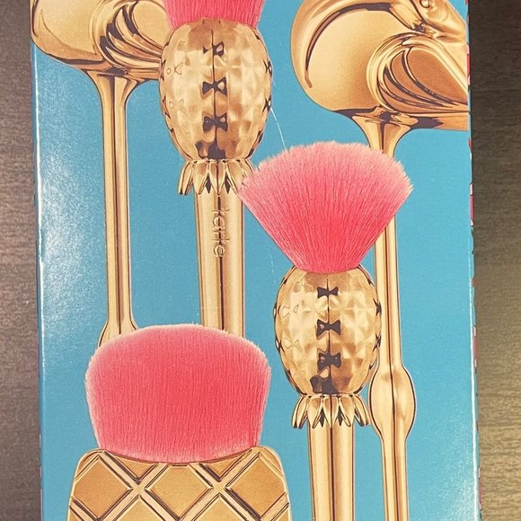 Brand New Tarte Let's Flamingle Limited Edition Brush Set - Picture 3 of 6